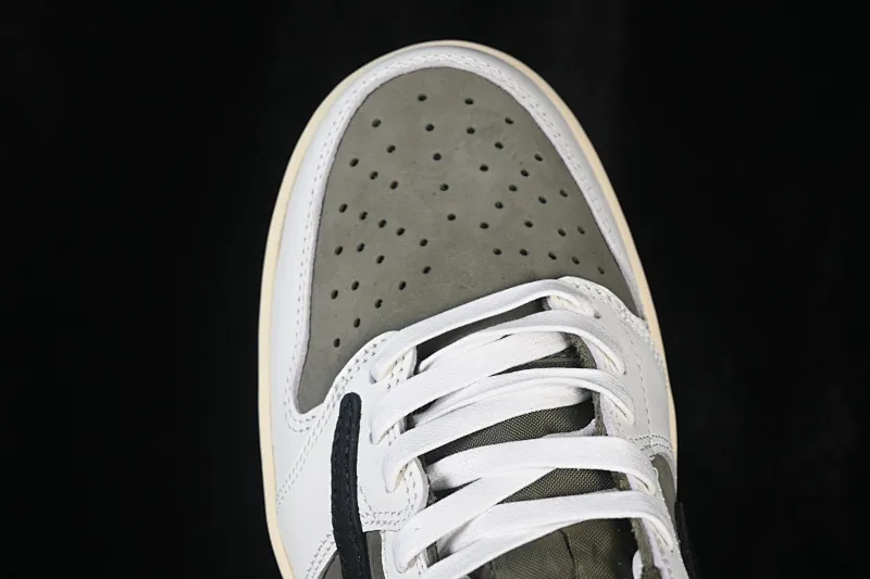 All categories Air Jordan Jordan series basketball shoes Air Jordan 1 Low ZG version Travis Scott x Air Jordan 1 Low OG AJ1 Joe 1 undercut low top full head layer DM7866-200